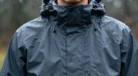 secure non flapping rain gear