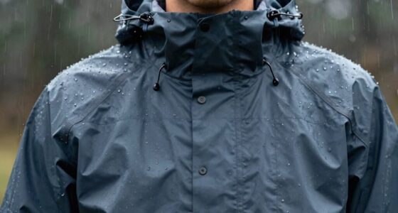 secure non flapping rain gear