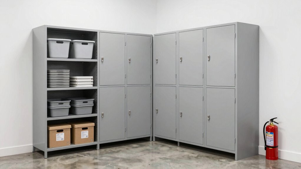 secure storage in shared areas
