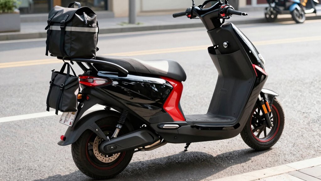 securely transport on scooter