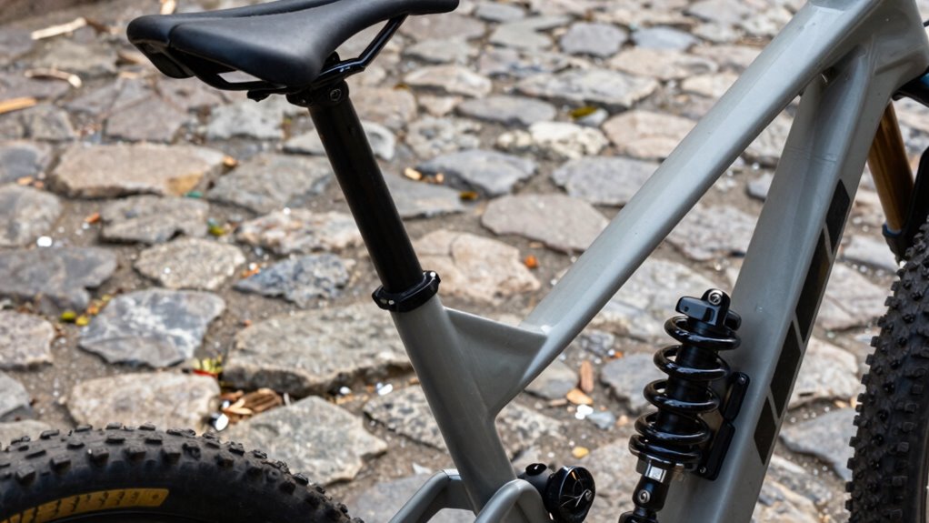suspension seatpost enhances ride comfort