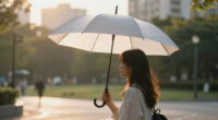 Autonomous Flying Umbrella Follows And Shields Users From Rain And Sunlight