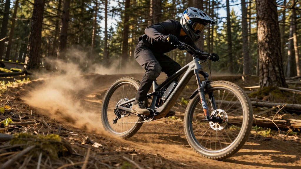 Eiros Builds A 41Lb, Full-Power, Full-Carbon Enduro eMTB With Big Battery For $22K
