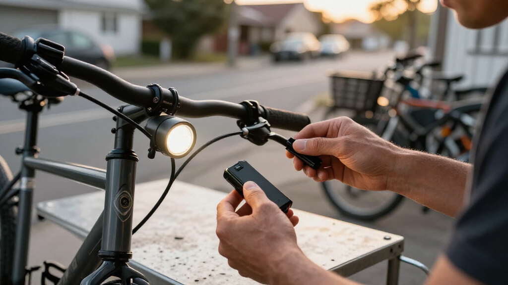 Replacing The Old Battery On Rechargeable Bike Lights