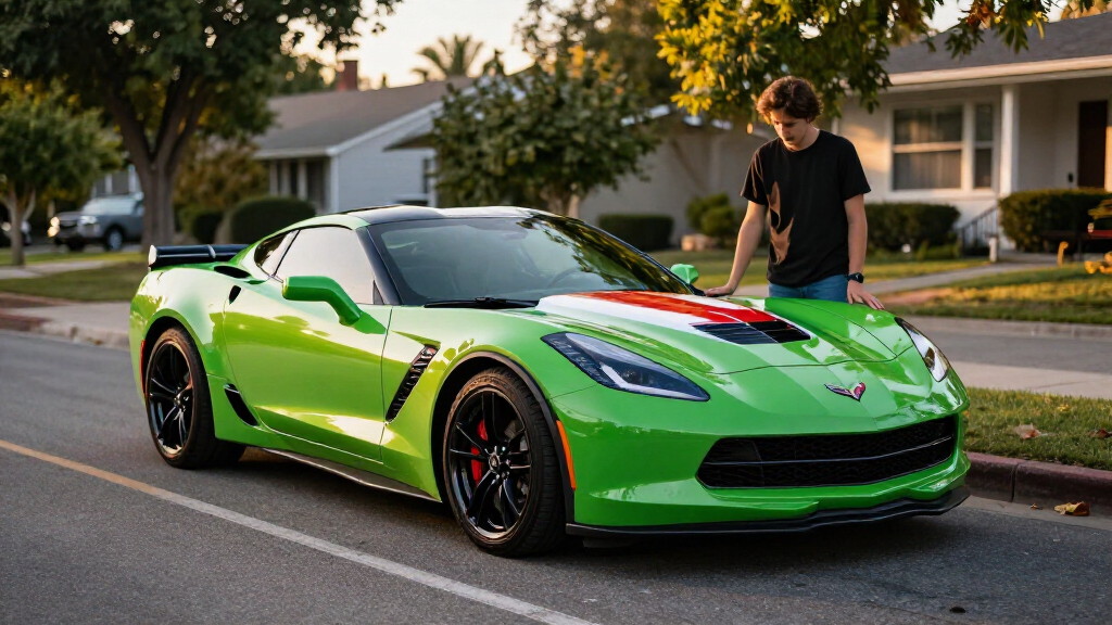 This Groovy And Patriotic ‘Austin Powers’ Corvette Is Up For Grabs