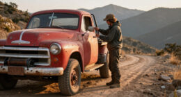 Vintage Chevy Tow Truck That Was Stuck On A Mountain For A Year Is Finally Pulled Out